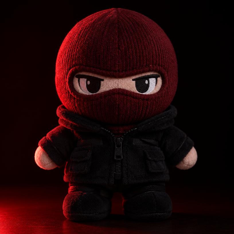 Red Mask Plush